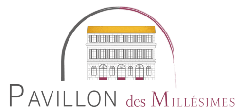 Pavillon des Millésimes luxury boutique hotel in Lussac, France - architectural logo