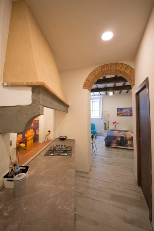 Appartamento Il David| Bilocale per 3 con letto matrimoniale e divano letto. Bagno e cucina attrezzata. Vicino mete turistiche - Visit Florentia apartment nel cuore di Firenze, Toscana.