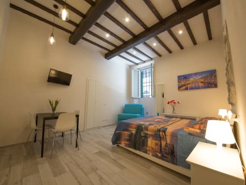 Appartamento Il David| Bilocale per 3 con letto matrimoniale e divano letto. Bagno e cucina attrezzata. Vicino mete turistiche - Visit Florentia apartment nel cuore di Firenze, Toscana.