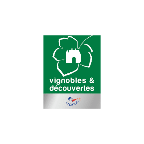 Label Vignobles & Découvertes pour le Pavillon Des Millésimes à Lussac, France