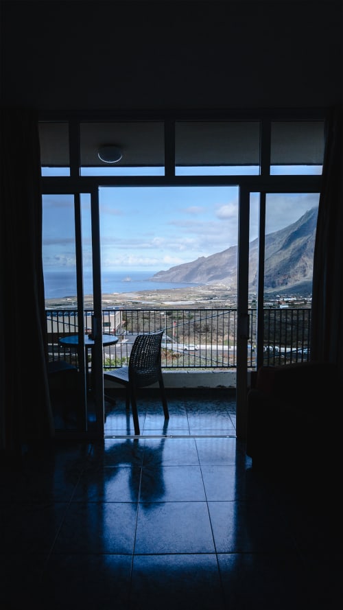 Apartamento vista mar. Vista desde el salón. La Frontera. 