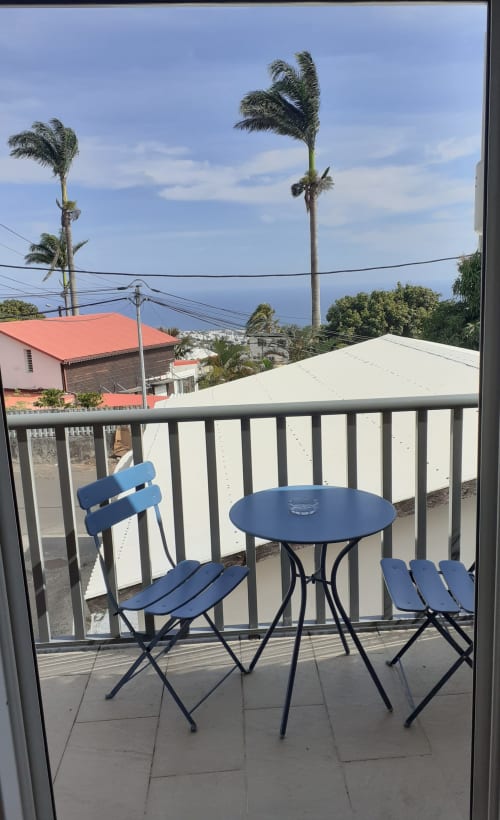 Balcon avec vue sur l'océan