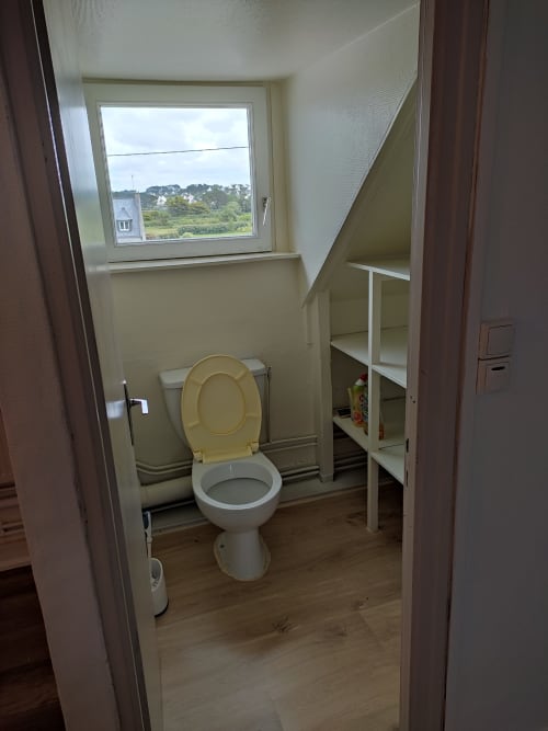 wc dans le gîte 