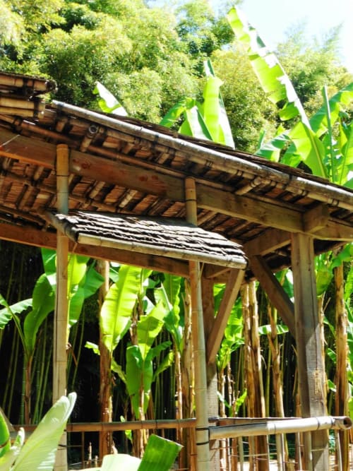 Lao village Bambouseraie d'Anduze bed and breakfast hotel le Portel des Arnaud gard week end  
