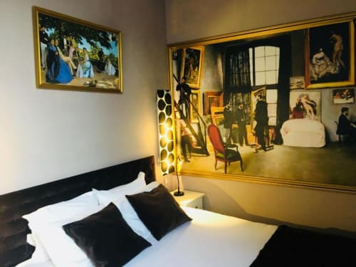 Hostellerie du Cheval Noir - chambre standard de 13 m² sur cour, vue ville, Moret sur Loing, France