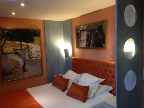 Hostellerie du Cheval Noir - chambre standard de 13 m² sur cour, vue ville, Moret sur Loing, France
