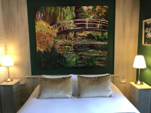 Hostellerie du Cheval Noir - chambre confort de 21 m² avec terrasse , vue ville, Moret sur Loing, France