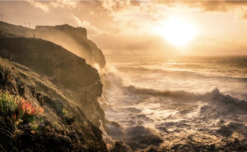 Forte de São Miguel Arcanjo, soleil couchant