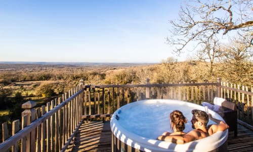 Cabane avec Spa La Truffière Cantecor Rocamadour