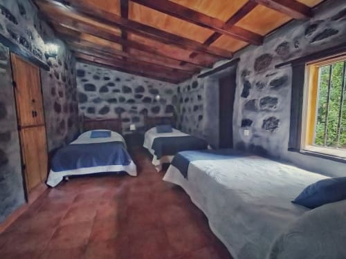 Image of the room overlooking the outside of the F&C holiday accommodation