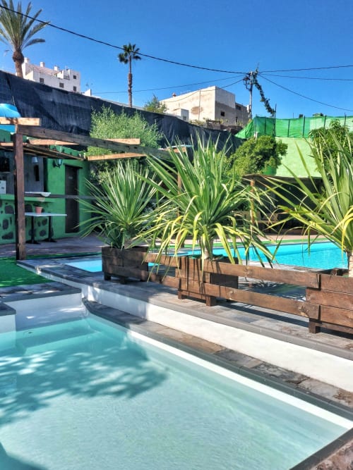 View of the children's pool of the F&C holiday accommodation