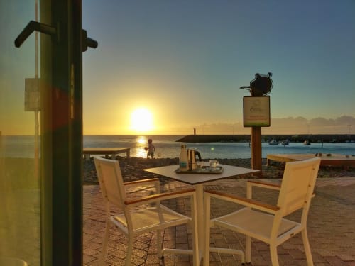 Sunset from the terrace of apartment Sebastian 1