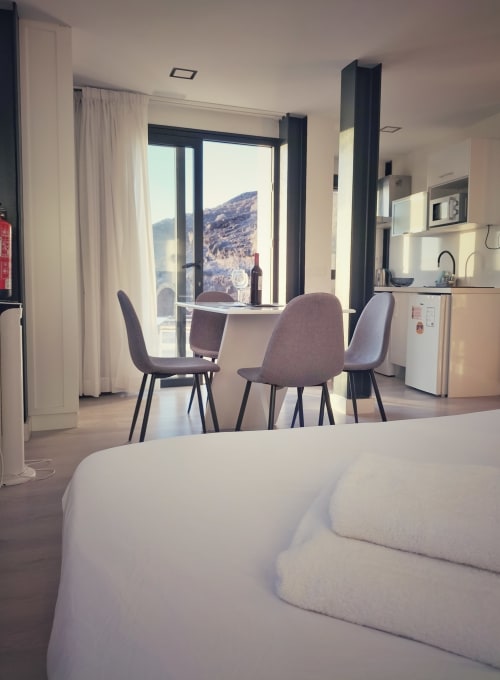 Views from the dining room of the Sebastian 1 apartment