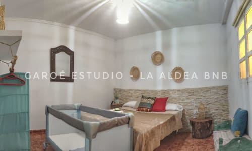 Interior image of the main room of Casa Belinda