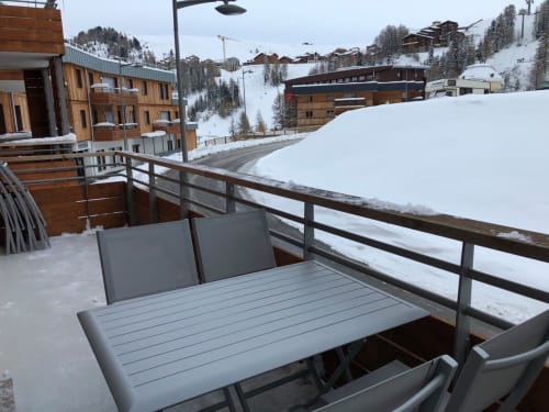 résidence plagne centre, balcon