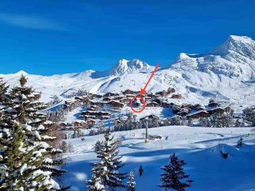 localisation appartement belle plagne, localisation résidence