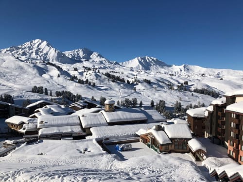 belle plagne enneigé