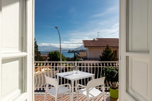 Villa Edera Porticello Santa Flavia bed and breackfast 2 - Santa Nicolicchia Balcony