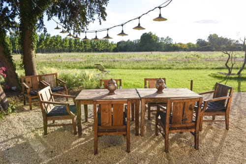 terrace with panoramic view on the nature-lavender fields-poppy fields-cultures of provence-vacances in the peace and quiet-holidays in the green 