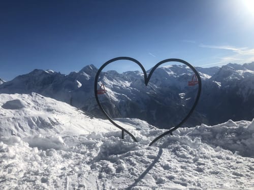 coeur sommet la plagne