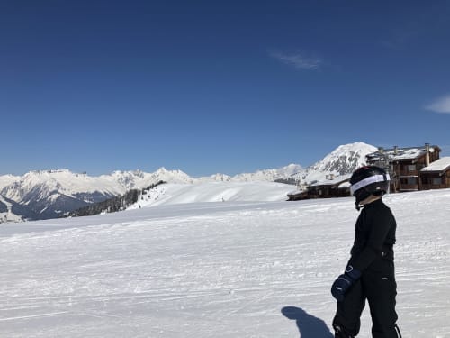 snowboard la plagne confinement