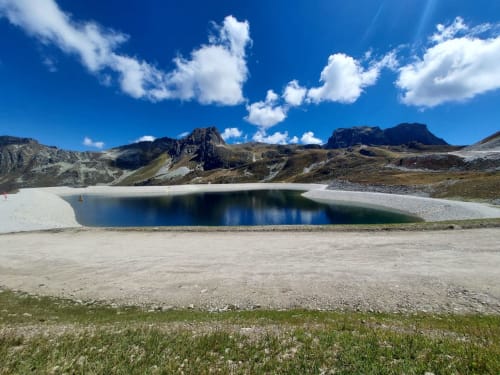retenue eau col de la forcle la plagne