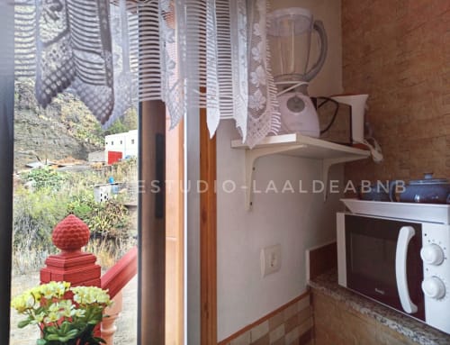 Views from the kitchen of Casa Juliana