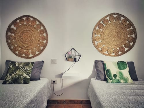 Secondary room with two single beds Casas Blancas Tasartico