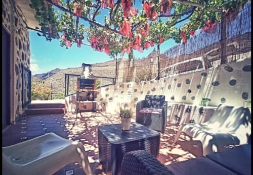 Panoramic image terrace Casas Blancas Tasartico