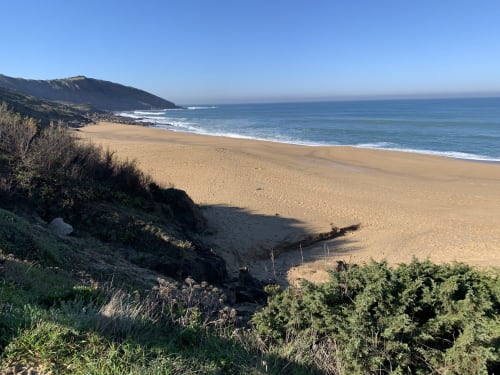 Praia da Gralha au soleil, São Martinho do Porto