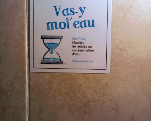diminuons notre consomation d'eau