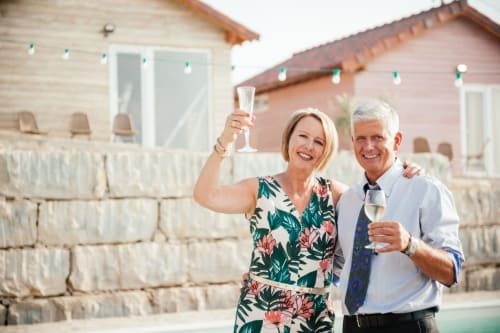 The owners of Olive Hill Guesthouse in Batalha, Portugal.