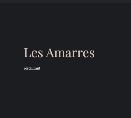 restaurant Les Amarres