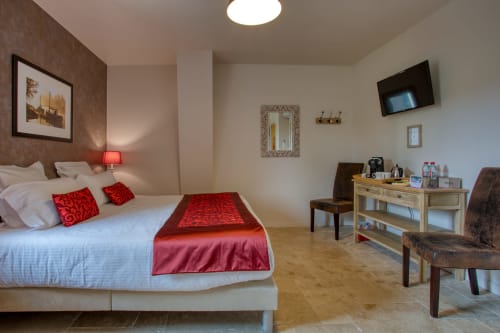 Domaine des Pierres Blanches Chambre Roque Gageac avec télévision écran plat