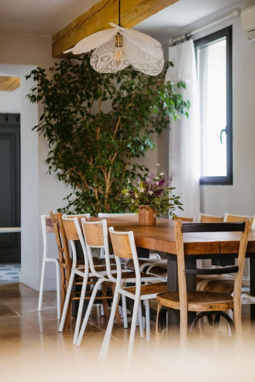 House for rent bohemian decoration, sweetness of life in Provence, large table for family holidays