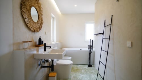 Bird of Paradise room | Birds of Paradise - Unique, large and beautiful, en-suite bathroom, comfy double bed, plus a sleeping sofa a work desk and chair, a closet with hangers, shelves and a private balcony