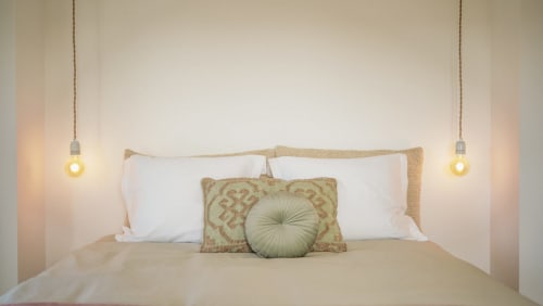 Bird of Paradise room | Birds of Paradise - Unique, large and beautiful, en-suite bathroom, comfy double bed, plus a sleeping sofa a work desk and chair, a closet with hangers, shelves and a private balcony