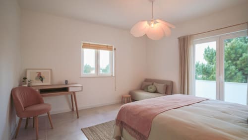 Bird of Paradise room | Birds of Paradise - Unique, large and beautiful, en-suite bathroom, comfy double bed, plus a sleeping sofa a work desk and chair, a closet with hangers, shelves and a private balcony