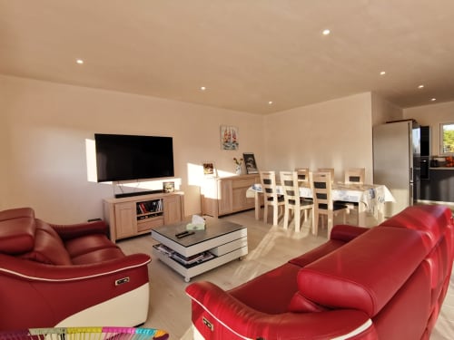Maison de plain-pied équipée PMR - Location de vacances - Ploudalmézeau - Maison Roscaroc Aubertin - Roulotte Gites O bien-être massage Spa