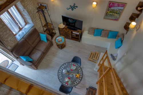 Domaine des Pierres Blanches gite cocoon avec chambre en mezzanine