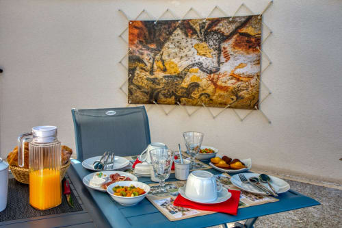 Domaine des pierres blanches petit dejeuner produits locaux