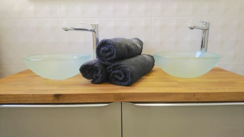 salle de bain double vasque douche baignoire