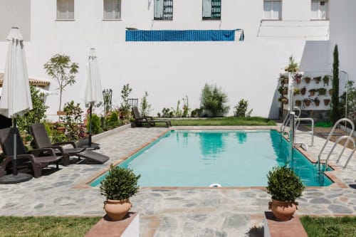 piscina, hotel, entreolivos, sierra norte de sevilla
