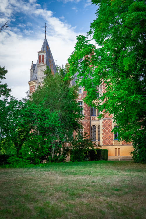 château de Resteau - facade sud - www.chateauderesteau.com