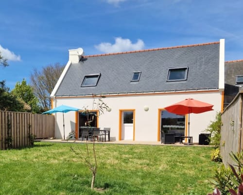 Jardin exposé Sud - Maison "Bordardoué" - 4 à 6 personnes - location vacances à Belle île en mer - les maisons de Kerdavid'île