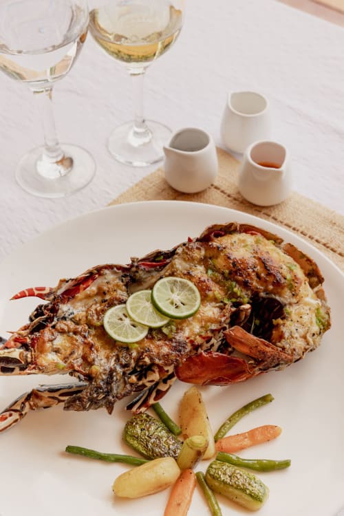 Langouste préparée par notre chef