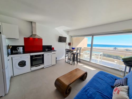 séjour vue mer plage canet sud
