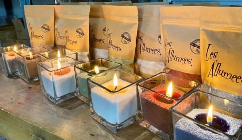 Les Allumées - bougies addictives - partenaire du Clos Magedon - Chambres d'hôtes