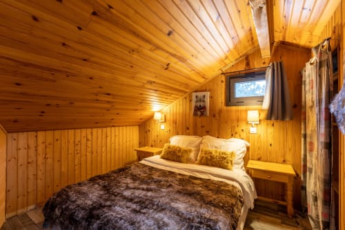 chambre mansardée chalet pistes ski Font-Romeu