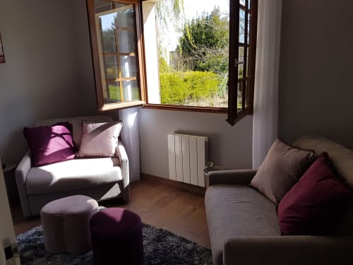 Suite Nuit de cristal - petit salon - Chambres d'hôtes Le Clos Magedon - Médan